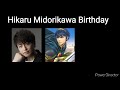 Hikaru Midorikawa Birthday