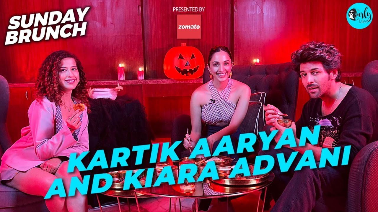 Sunday Brunch With @Zomato Ft. Kartik Aaryan, Kiara Advani & Kamiya Jani | Curly Tales