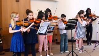 Romy viool uitvoering juni 2013 Boerencantate