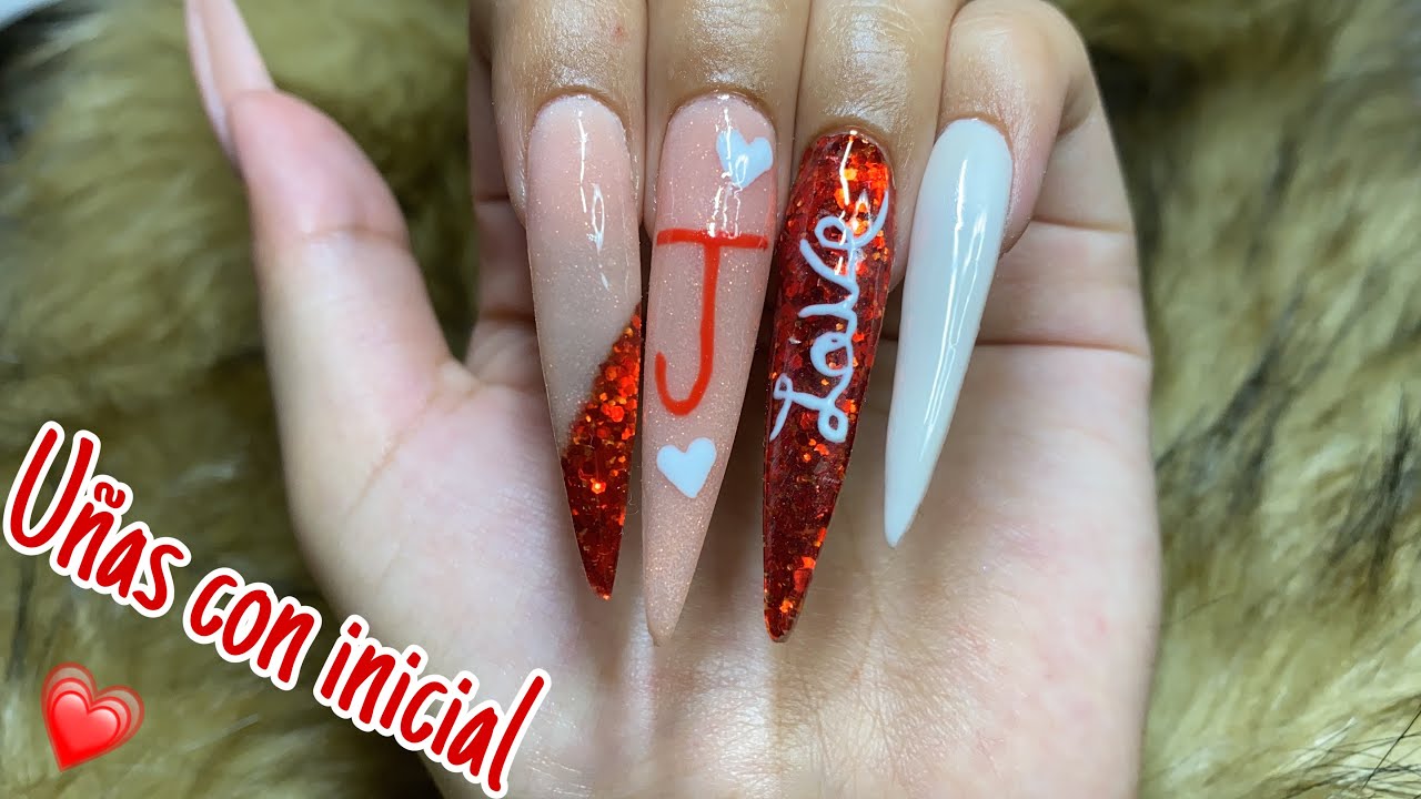 UÑAS PARA SAN VALENTIN|CON INICIAL DE TU NOVIO/ESPOSO❤️ - thptnganamst.edu.vn