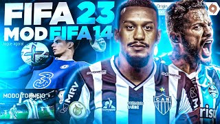 FIFA 14 MOD FIFA 23 COM BRASILEIRÃO A e B - EUROPEU COMPLETO + NARRAÇÃO PARA ANDROID!