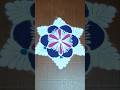 easy beautiful rangoli 🌸✨️|| #ytshorts #simplerangoli #dialyrangoli