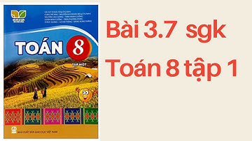 Bài 3.7 sgk toán 8 tập 1