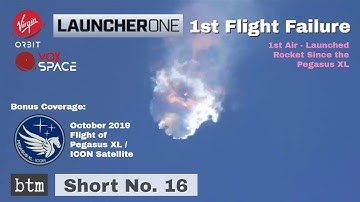 LauncherOne 1st Flight Fail | Virgin Orbit / VOX Space | 5 Days Before Historic SpaceX Flight: S16