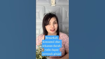 Benarkah konsumsi obat tekanan darah rutin dapat merusak ginjal #drria #edukasikesehatan #ginjal