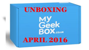My geek box april 2016 unboxing