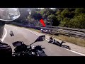 Harley crash takes down 2 riders  crashes  crazy close calls