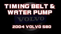 ⭐ 2004 Volvo S80 - Timing Belt - Water Pump