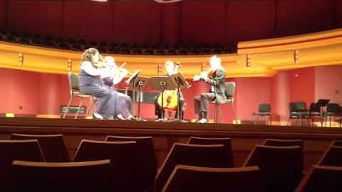 Bartok String Quartet No. 4, II. Prestissimo, con sordino