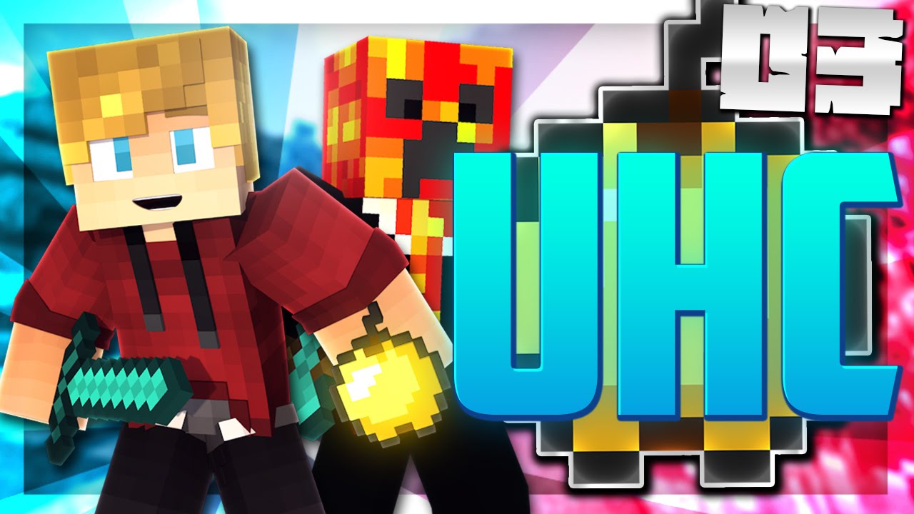 MINECRAFT (DOUBLE HEALTH) YOUTUBER UHC! w/PrestonPlayz #3 (Minecraft