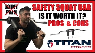 Safety Squat Bar (SSB) vs Barbell | Pros & Cons | Worth it? | Titan Fitness V2 | No More Joint Pain!