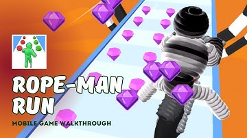 Rope Man Run All levels Walkthrough | 101-112 Gameplay Android,ios