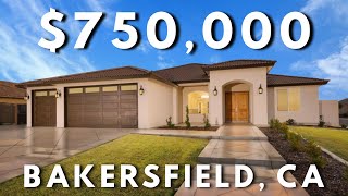 INSIDE A STUNNING NEW CONSTRUCTION HOME IN BAKERSFIELD CALIFORNIA | $750,000