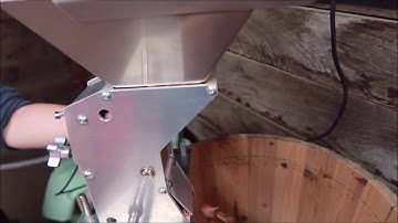 Drill Cracker cracking Hazelnuts