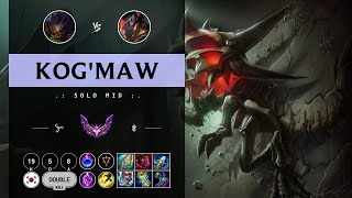 Kog'Maw Mid vs Twisted Fate - KR Master Patch 14.9