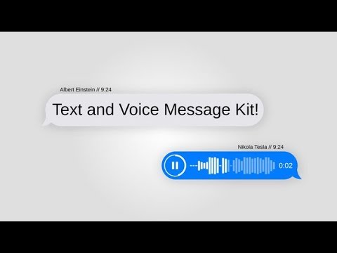 text message kit with voice after effects project files ae templates 2018 voice message templates