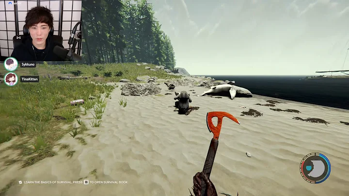 Sykkuno plays The Forest with CORPSE , Valkyrae , ...