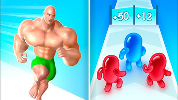 Muscle Rush Vs Join Blob Clash 3D– Strength or Brain? 💪🧠