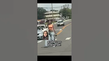Cop Hits Gun Wielding Woman With Police Car 