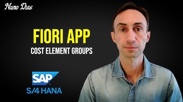 How to Create a Cost Element Groups: SAP S/4 HANA