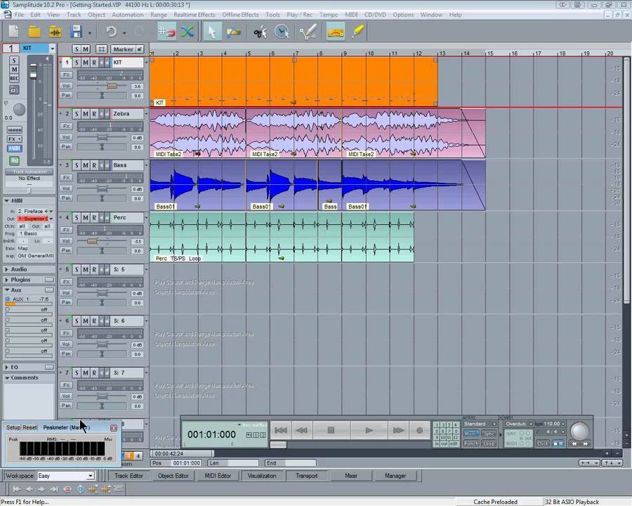 Samplitude Basics 40:Visualization & Workspace.