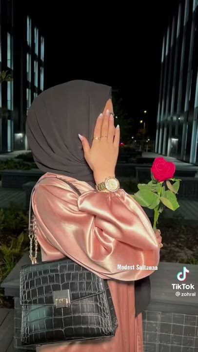 Eid outfit part 6 🌷 عباية #hijabi #muslimtiktok #hijabiz #tiktokhijab #hijabista #hijabers
