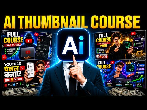 Ai Thumbnail kaise banaen | How To Make Ai Thumbnails For YouTube Videos | Ai thumbnail maker