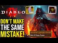 Diablo 4 - Start Doing This Now! This Huge Mistake Will Waste 100s of Hours &amp; Secret Best Weapons