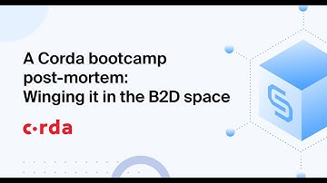 CorDapp demo for the Corda blockchain bootcamp post-mortem