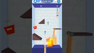rescue cut rope puzzle stage 2321| rescue cut rope puzzle game for android and iOS #short screenshot 5