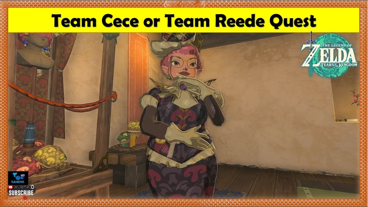 How to complete the Team Cece or Team Reede quest in Tears of the Kingdom  (TOTK) - Dot Esports