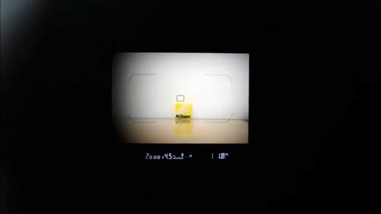 Nikon D7200 Viewfinder AF mode / 1 3x AF area coverage YouTube