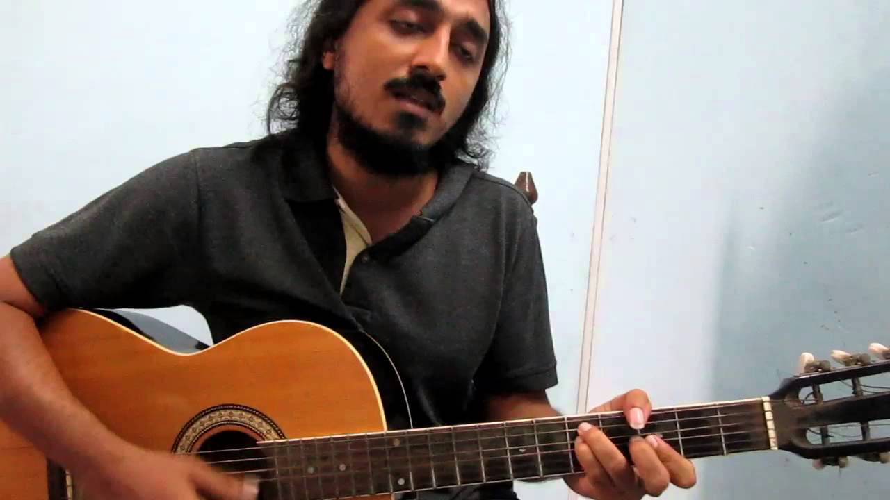 Oru rathri koodi   malayalam song unplugged   vocal guitar impro
