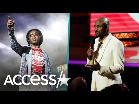 Takeoff Honored By Wayne Brady at 2022 AMAs