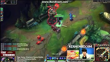 Chết cười với Yasuo QTV dùng tường gió chặn sát thương trụ @@