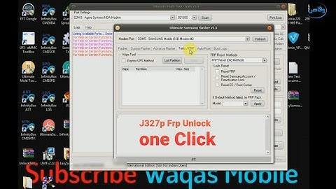 Samsung Galaxy J3 Emerge SM-J327P Frp/Google Account Bypass Umt by Waqas Mobile