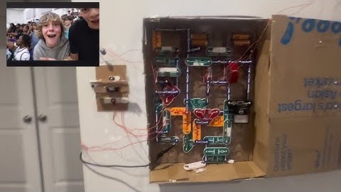 Snap Circuits fire alarm System test 7: The annunciator