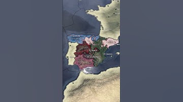 WW2 but the major countries were all in Spain | Hoi4 Timelapse #history #hoi4mp #hoi4 #hearts #map