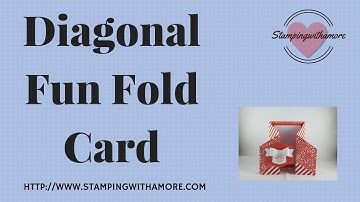 Diagonal Fun Fold Card