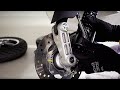 Vespa GTS 300 hpe Tuning - BGM Front Stossdämpfer Montage