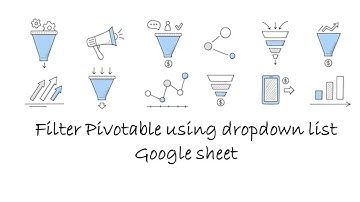 Filter Pivotable using dropdown list(Google sheet)
