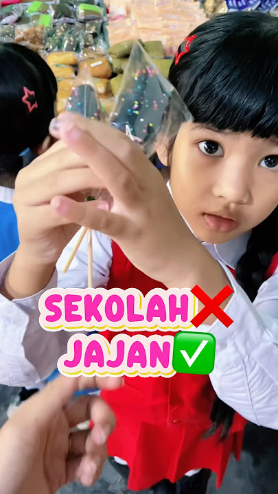 DOMINIQUE DISTA DARLEEN SEKOLAH JAJAN!! #trend #viralvideo