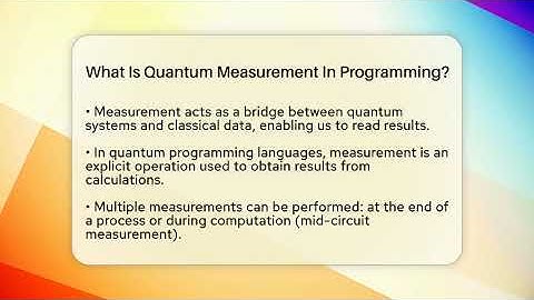 What Is Quantum Measurement In Programming? - Quantum Tech Explained