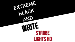 [1 Hour] Extreme Fast Black & White Strobe Lights [SEIZURE WARNING]
