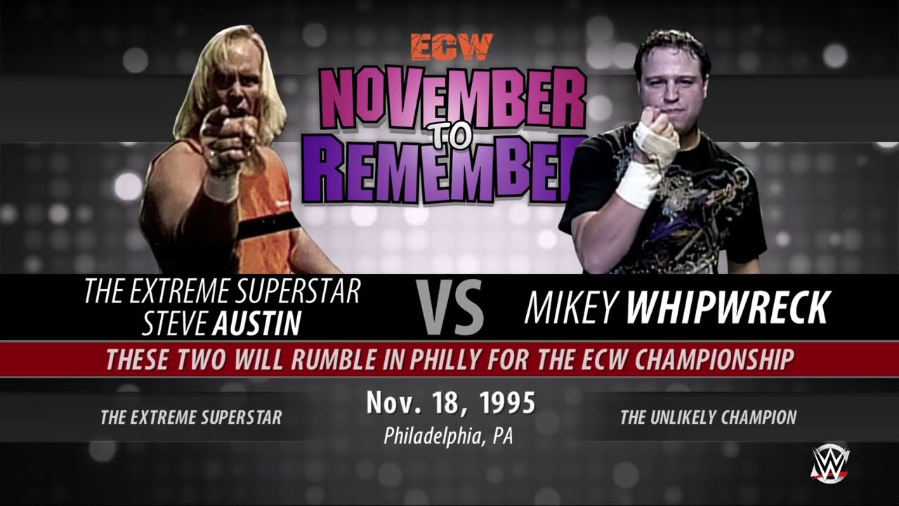 WWE 2K16-Showcase-Part 17-Stone Cold vs Mikey Whipwreck-ECW November To Remmember 1995