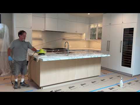 Long Lasting Honed Marble Sealer Doesn’t Change the Look of Honed or Leathered Natural Stone