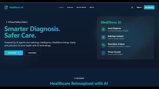 MediNova AI  | Website Launching Demo Video