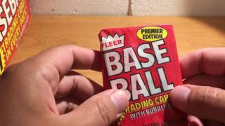 ASMR Whisper and Gum Chewing: Sports Card Opening 1981 Fleer Baseball
