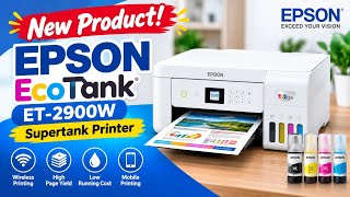 New Product! Epson EcoTank ET-2900W Supertank Printer