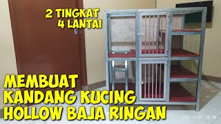 DIY how to make a cat cage from mild steel